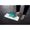 Leifheit 55045 Wet Microfiber – Flachwischmopp mit Mikrofaserbezug für die Bodenreinigung