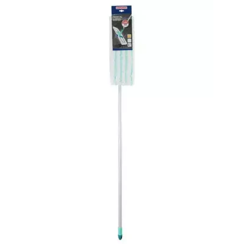Leifheit 55045 Wet Microfiber – Flachwischmopp mit Mikrofaserbezug für die Bodenreinigung