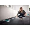 Leifheit 55045 Wet Microfiber – Flachwischmopp mit Mikrofaserbezug für die Bodenreinigung