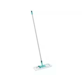 Leifheit 55045 Wet Microfiber – Flachwischmopp mit Mikrofaserbezug für die Bodenreinigung
