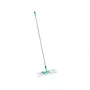 Leifheit 55045 Wet Microfiber – Flachwischmopp mit Mikrofaserbezug für die Bodenreinigung