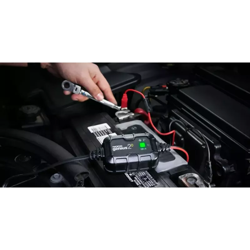 Batterieladegerät NOCO GENIUS2DEU 2A Direktmontage für 6V/12V Blei-Säure- und Lithium-Batterien