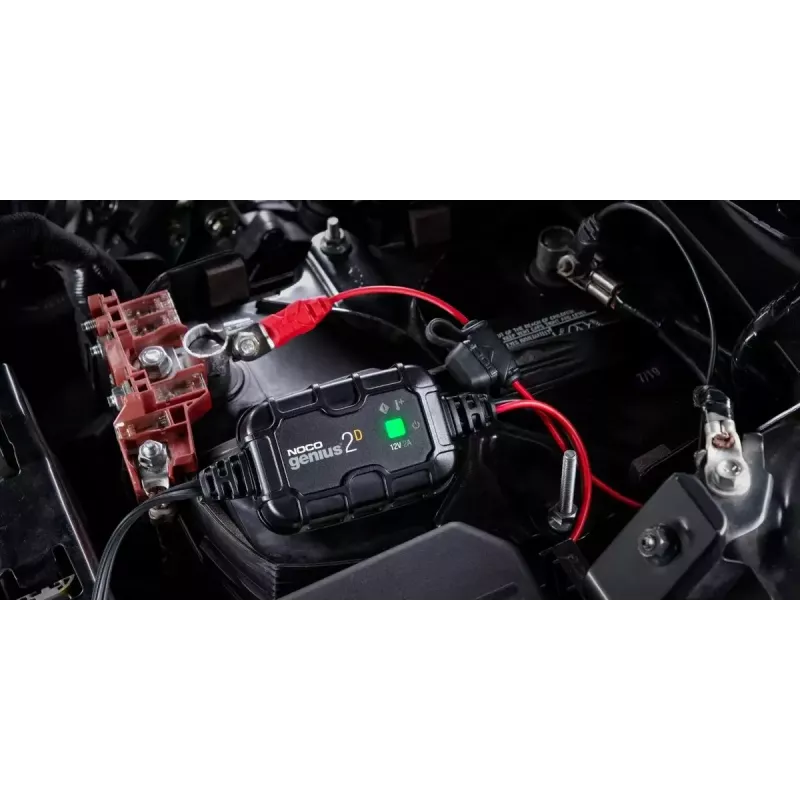 Batterieladegerät NOCO GENIUS2DEU 2A Direktmontage für 6V/12V Blei-Säure- und Lithium-Batterien