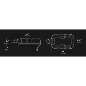 Batterieladegerät NOCO GENIUS1EU 1A intelligentes Ladegerät für 12V Blei-Säure- und Lithium-Batterien, kompaktes Design