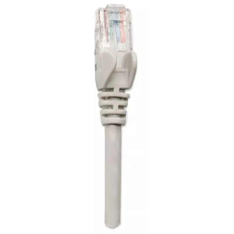 Patchkabel INTELLINET Cat5e U/UTP 3 m, Grau, CCA, RJ-45–RJ-45, 350 MHz