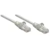 Patchkabel INTELLINET Cat5e U/UTP 3 m, Grau, CCA, RJ-45–RJ-45, 350 MHz