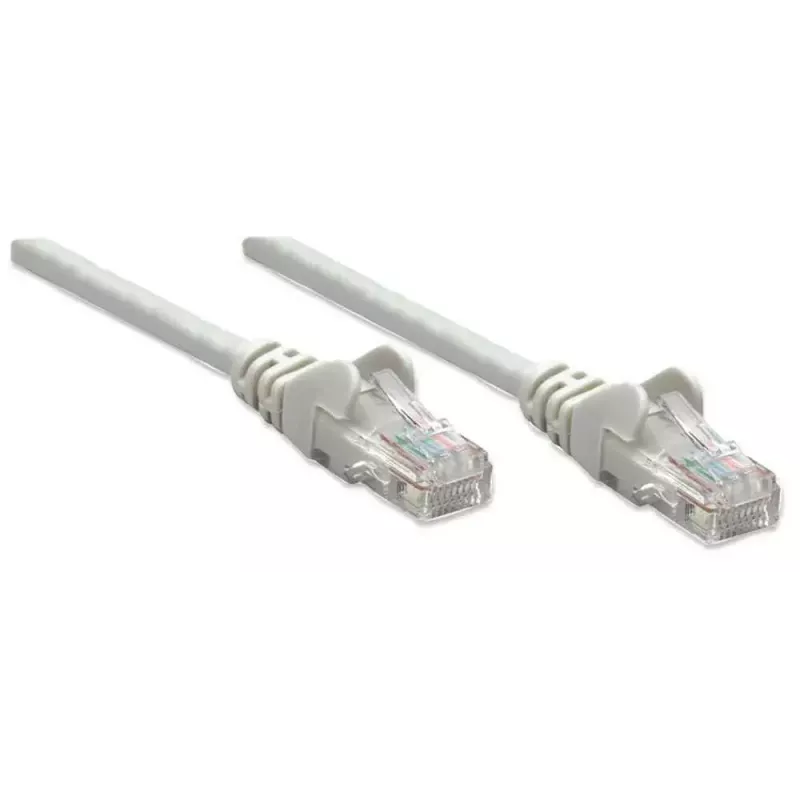 Patchkabel INTELLINET Cat5e U/UTP 3 m, Grau, CCA, RJ-45–RJ-45, 350 MHz