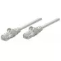 Patchkabel INTELLINET Cat5e U/UTP 3 m, Grau, CCA, RJ-45–RJ-45, 350 MHz