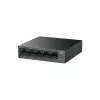 Unmanaged Switch TP-LINK LS105P, 5x Fast Ethernet (10/100) Ports, 4x PoE-Ports, 1 Gbit/s Switching-Kapazität, lüfterlos, schwarz