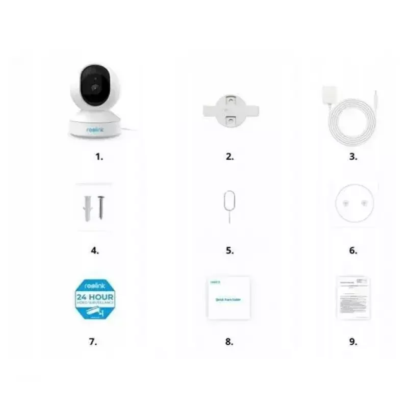 IP-Überwachungs-Bullet-Kamera Reolink E340 8MP, 4K (3480×2160), PoE/2,4/5 GHz Wi‑Fi, microSD, IP67, 30 fps