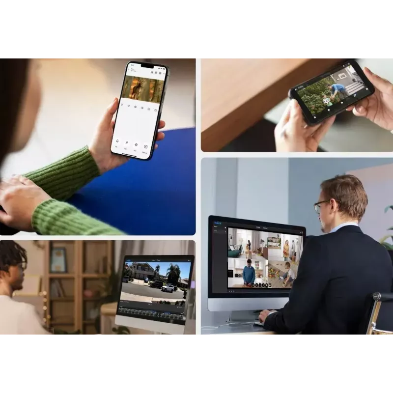 IP-Überwachungs-Bullet-Kamera Reolink E340 8MP, 4K (3480×2160), PoE/2,4/5 GHz Wi‑Fi, microSD, IP67, 30 fps