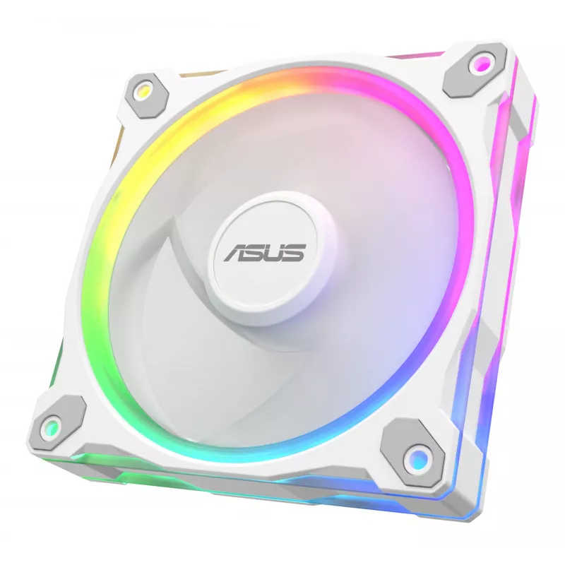 ASUS Prime MR120 ARGB Weiß 120 mm Gleitlager-Gehäuselüfter