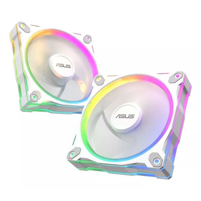 ASUS Prime MR120 ARGB Weiß 120 mm Gleitlager-Gehäuselüfter