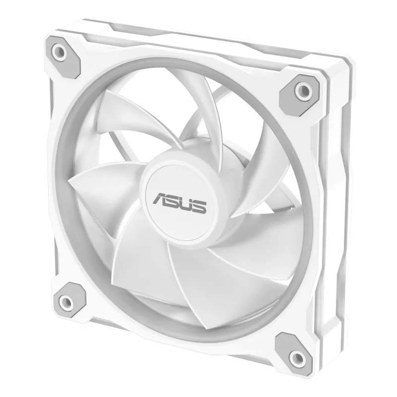 120-mm-PC-Lüfter ASUS Prime MR120 ARGB Reverse White – 1600 U/min, 58 CFM, PWM, Gleitlager