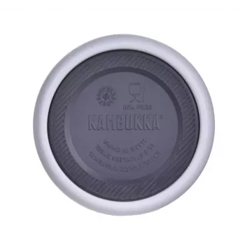 Isolierflasche Kambukka Elton 600 ml Kreideweiß – Vakuumflasche, 18/8 Edelstahl, auslaufsicher, Snapclean-Deckel
