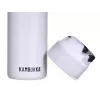 Isolierflasche Kambukka Elton 600 ml Kreideweiß – Vakuumflasche, 18/8 Edelstahl, auslaufsicher, Snapclean-Deckel