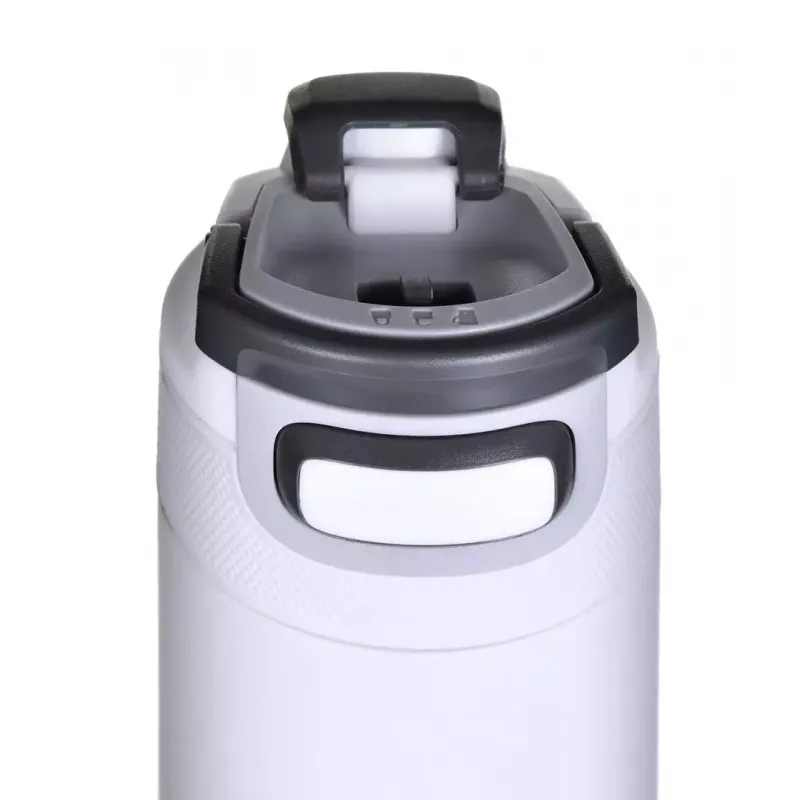 Isolierflasche Kambukka Elton 600 ml Kreideweiß – Vakuumflasche, 18/8 Edelstahl, auslaufsicher, Snapclean-Deckel