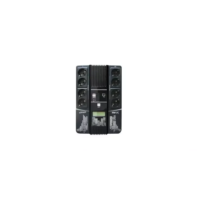 Unterbrechungsfreie Stromversorgung USV Infosec Zen-X 1000 1 kVA 600 W 8 AC-Ausgänge