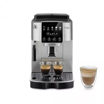 Espresso-Kaffeemaschine De’Longhi Magnifica S ECAM220.30.SB — 1,8 L Wassertank, 250 g Bohnenbehälter, integriertes Mahlwerk und Milchaufschäumer