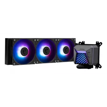All-in-One-Flüssigkeitskühler MSI MAG Coreliquid A15 240 — 240-mm-Radiator, 2×120-mm-Lüfter, LGA1700/AM4/AM5, schwarz