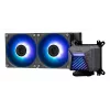 All-in-One-Flüssigkeitskühler MSI MAG Coreliquid A15 240 — 240-mm-Radiator, 2×120-mm-Lüfter, LGA1700/AM4/AM5, schwarz