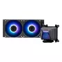 All-in-One-Flüssigkeitskühler MSI MAG Coreliquid A15 240 — 240-mm-Radiator, 2×120-mm-Lüfter, LGA1700/AM4/AM5, schwarz