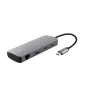 USB Typ-C Hub TRUST 25672 — HDMI, RJ-45, USB 3.2 Gen 1 Typ-A/Typ-C, SD/MicroSD, grau