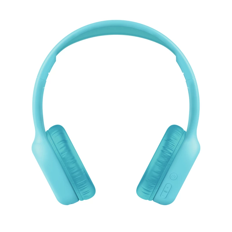 Headset TRUST Nouna binaural Bluetooth/USB-C kabelgebunden & kabellos, faltbar, für Kinder, blau, 4 cm Treiber