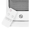 Elektrischer Keramikheizer NOVEEN PTC2000 — 2000 W, einstellbarer Thermostat, LED-Display, Timer, Fernbedienung, weiß