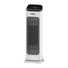 Elektrischer Keramikheizer NOVEEN PTC2000 — 2000 W, einstellbarer Thermostat, LED-Display, Timer, Fernbedienung, weiß
