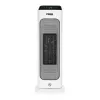 Elektrischer Keramikheizer NOVEEN PTC2000 — 2000 W, einstellbarer Thermostat, LED-Display, Timer, Fernbedienung, weiß