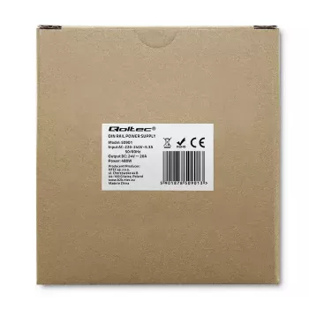 Industrielles DIN-Schienen-Netzteil QOLTEC 50901 — 480W, 24V DC, 20A