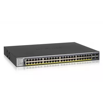 NETGEAR GS752TP-300EUS Netzwerk-Switch Managed L2/L3/L4 Gigabit Ethernet (10/100/1000) Power over Ethernet (PoE) 1U Schwarz