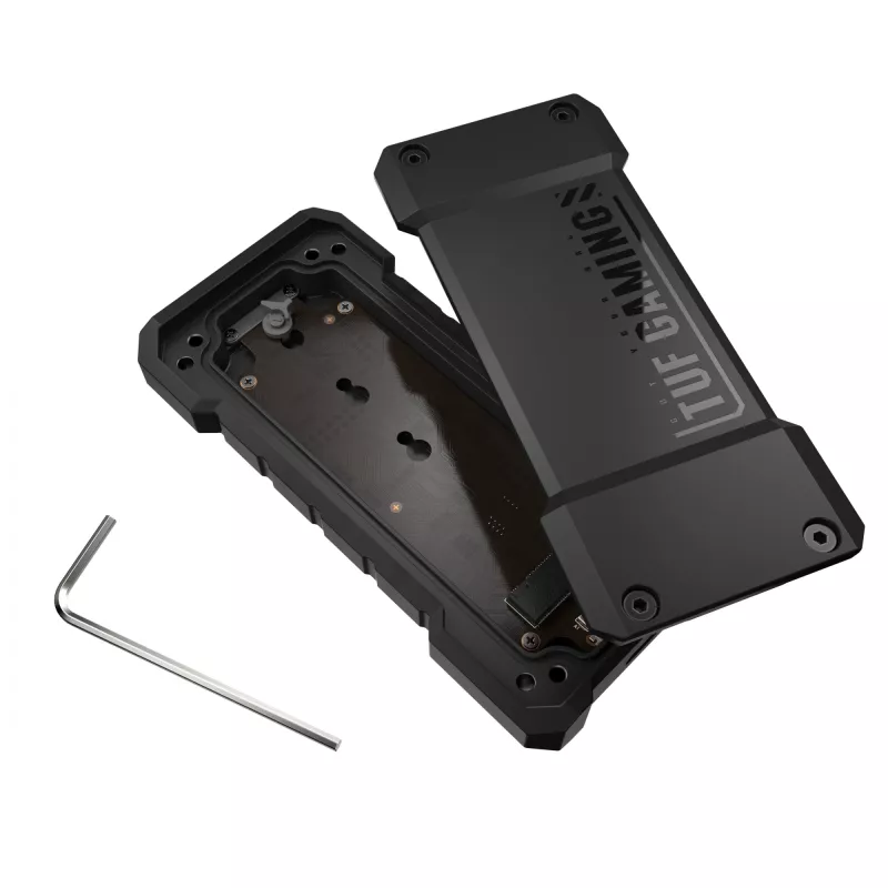 SSD enclosure ASUS TUF Gaming A2 Schwarz for M.2 PCIe / SATA, USB 3.2 Gen 2x2 20 Gbit/s, up to 4 TB, aluminium, IP68