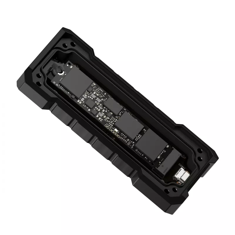 SSD enclosure ASUS TUF Gaming A2 Schwarz for M.2 PCIe / SATA, USB 3.2 Gen 2x2 20 Gbit/s, up to 4 TB, aluminium, IP68