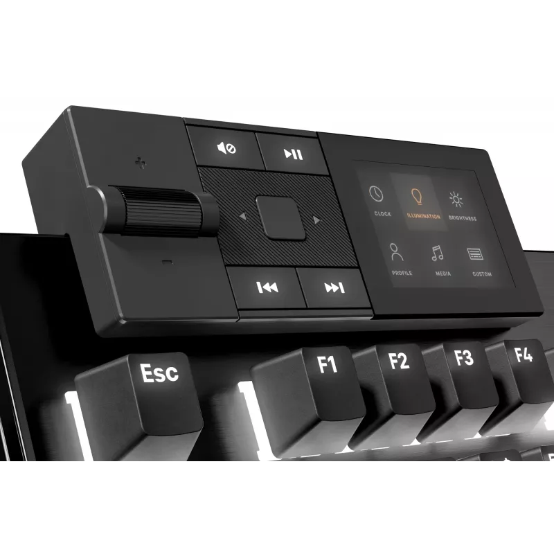 be quiet Dark Mount Silent Linear US ANSI Tastatur Gaming USB QWERTY US Englisch Schwarz