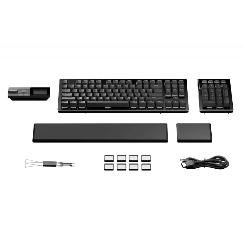 be quiet Dark Mount Silent Linear US ANSI Tastatur Gaming USB QWERTY US Englisch Schwarz