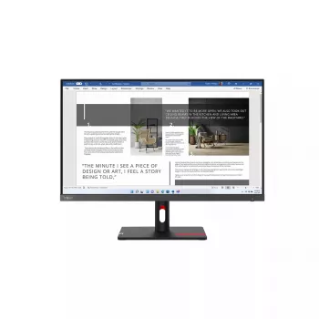 Monitor Lenovo ThinkVision S27i-30 27 Zoll Full HD IPS LED 1920×1080, 100 Hz, 300 cd/m², 6 ms, HDMI x2, VESA 100×100