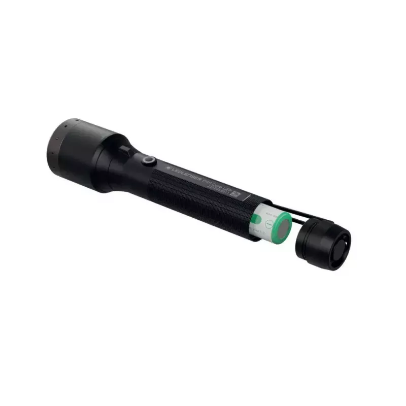 Hand Taschenlampe Led Lenser 502987, kompakter Aluminiumkörper, 1000 lm, 4800 mAh wiederaufladbarer Li‑Ion, IP68, 8000 K, 176 mm, 41 g