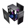 PC-Gehäuse GEMBIRD Fornax K300 Mini Tower — Mini-ITX/Micro ATX, SPCC, 2,17 kg, USB 3.2, 1x2,5-Zoll-Schacht, 4 Erweiterungssteckplätze