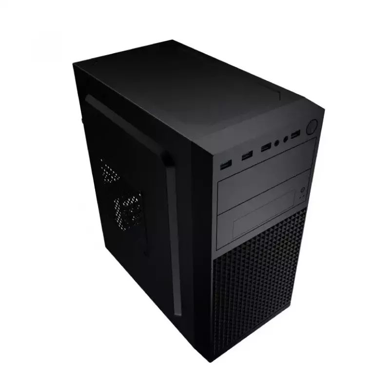 PC-Gehäuse GEMBIRD Fornax K300 Mini Tower — Mini-ITX/Micro ATX, SPCC, 2,17 kg, USB 3.2, 1x2,5-Zoll-Schacht, 4 Erweiterungssteckplätze