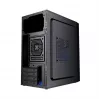 PC-Gehäuse GEMBIRD Fornax K300 Mini Tower — Mini-ITX/Micro ATX, SPCC, 2,17 kg, USB 3.2, 1x2,5-Zoll-Schacht, 4 Erweiterungssteckplätze