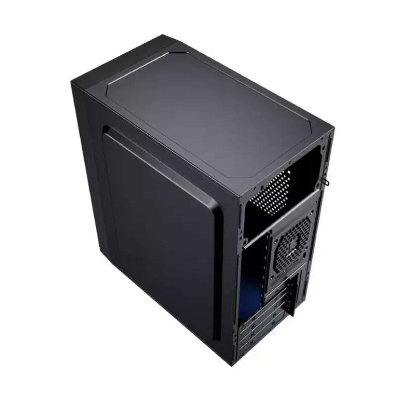 PC-Gehäuse GEMBIRD Fornax K300 Mini Tower — Mini-ITX/Micro ATX, SPCC, 2,17 kg, USB 3.2, 1x2,5-Zoll-Schacht, 4 Erweiterungssteckplätze