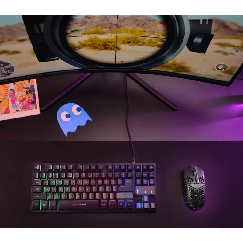 Trust GXT 929 Helox Maus Gaming Rechtshändig RF Wireless Optisch 4800 DPI