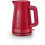 Elektrischer Wasserkocher Bosch TWK3M124, 1,7 l Kapazität, 2400 W, rot, verdecktes Heizelement
