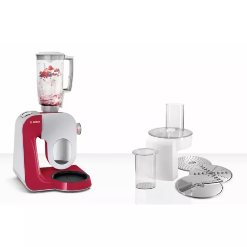 Bosch MUM58720 Küchenmaschine 1000 W 3,9 l Grau, Rot, Edelstahl