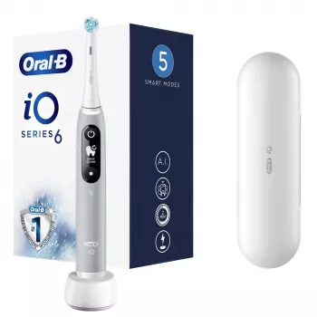 Oral-B iO elektrische Zahnbürste rotierende Zahnbürste Grau