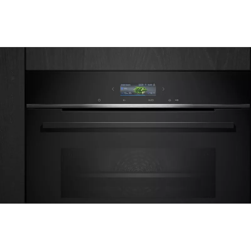 Siemens iQ700 HB734G1B1 Backofen 71 L 3600 W Schwarz