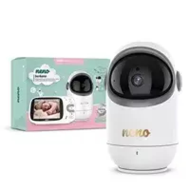 Babyphone neno Berkano kabelloser Empfänger – 1-Kamera kabelloser Babyphone-Empfänger, 1280×720 LCD, 1200 mAh Akku, USB‑C, Schwenk 310°/Neigung 0–46°, Reichweite 260 m