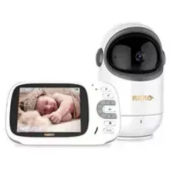 Babyphone neno Berkano kabelloser Empfänger – 1-Kamera kabelloser Babyphone-Empfänger, 1280×720 LCD, 1200 mAh Akku, USB‑C, Schwenk 310°/Neigung 0–46°, Reichweite 260 m